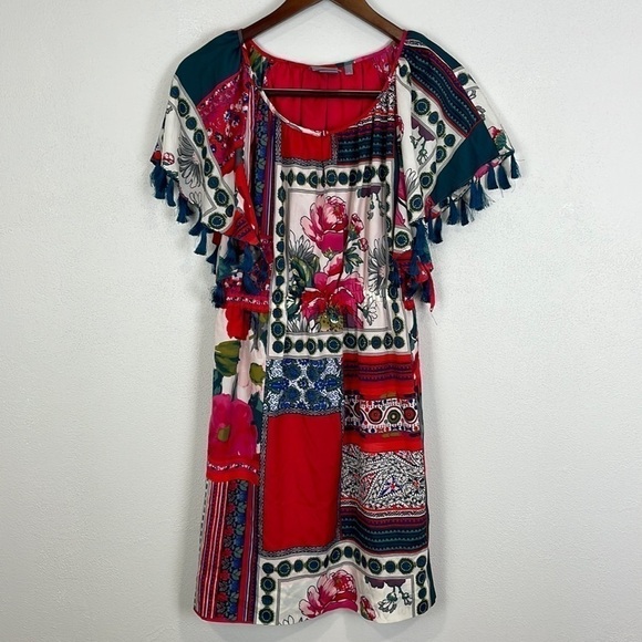 ANTHROPOLOGIE Vanessa Virginia Persian Rose Dress - Picture 2 of 12